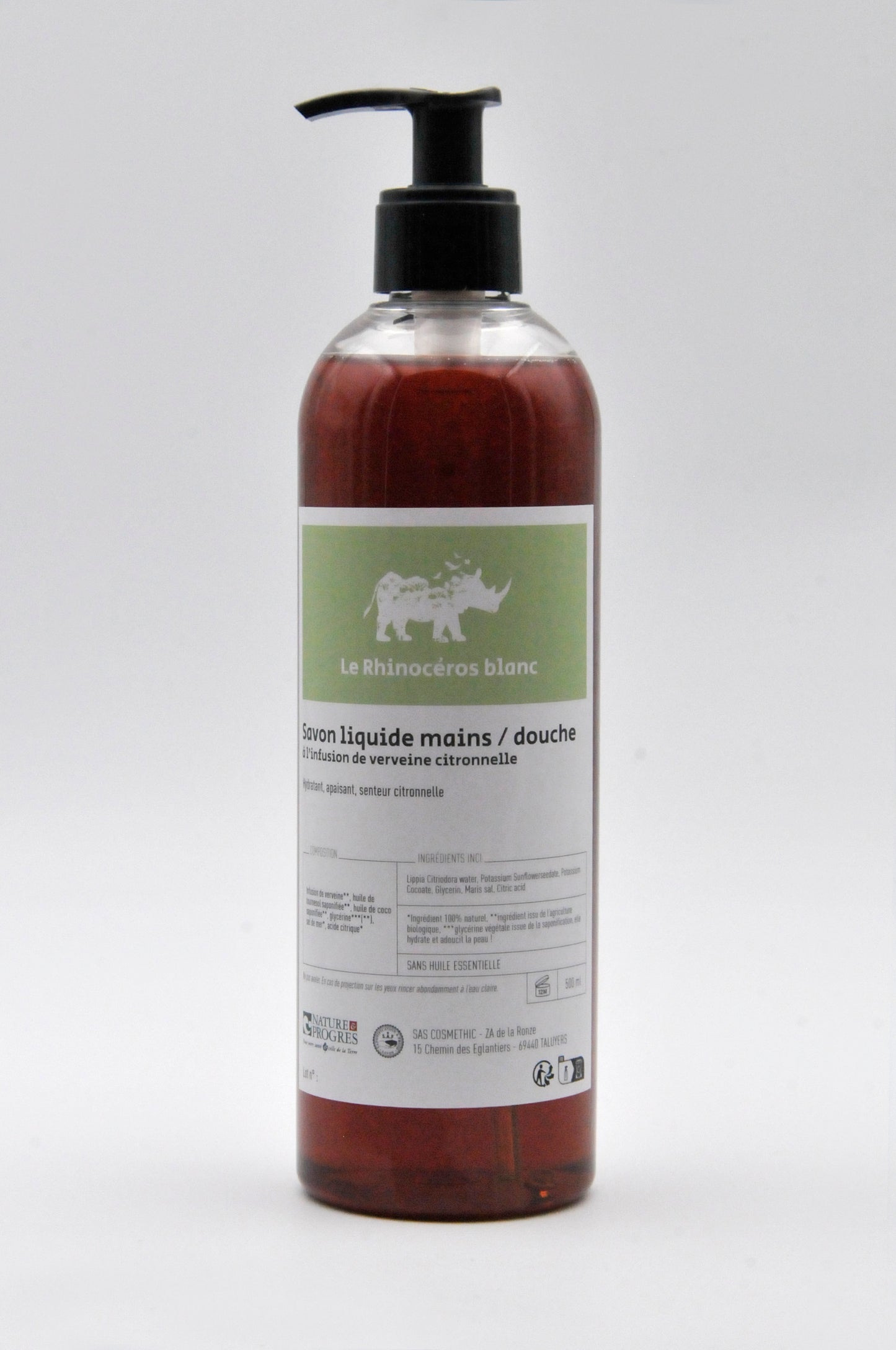 Savon liquide mains / douche à l’infusion de verveine citronnelle